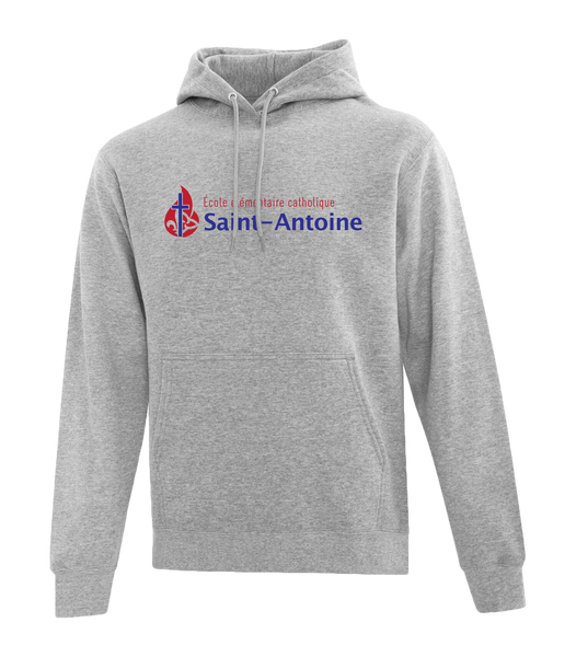 Saint-Antoine Adult Cotton Pull Over Hooded Sweatshirt with Embroidered Logo