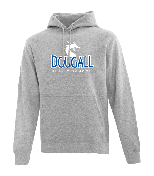 Dougall Youth Cotton Pull Over Hooded Sweatshirt with Printed Logo