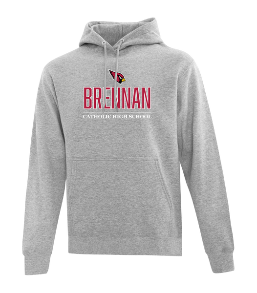 F.J. Brennan Adult Hooded Sweatshirt with Embroidered logo