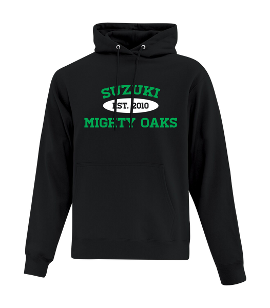 ADULT Suzuki Cotton Pull Over Hooded Sweatshirt with *Embroidered* Logo