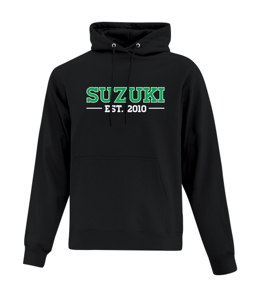 ADULT Suzuki EST 2010 Cotton Pull Over Hooded Sweatshirt with Printed Logo