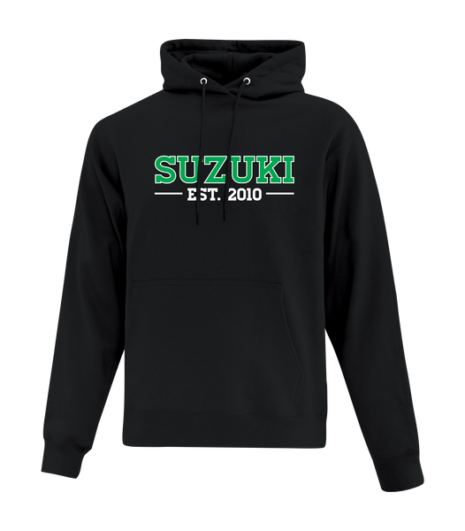 ADULT Suzuki EST 2010 Cotton Pull Over Hooded Sweatshirt with *Embroidered* Logo