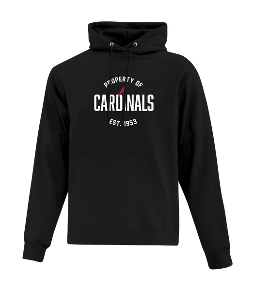 Cardinals Alumni Adult Hooded Sweatshirt with Printed logo