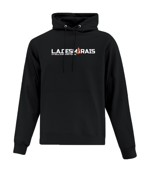 LAD Adult Cotton Pull Over Hooded Sweatshirt with Printed Logo