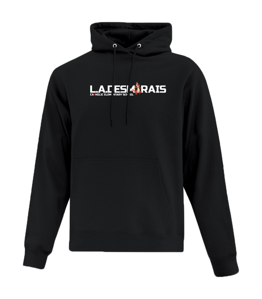 LAD Youth Cotton Pull Over Hooded Sweatshirt with Printed Logo