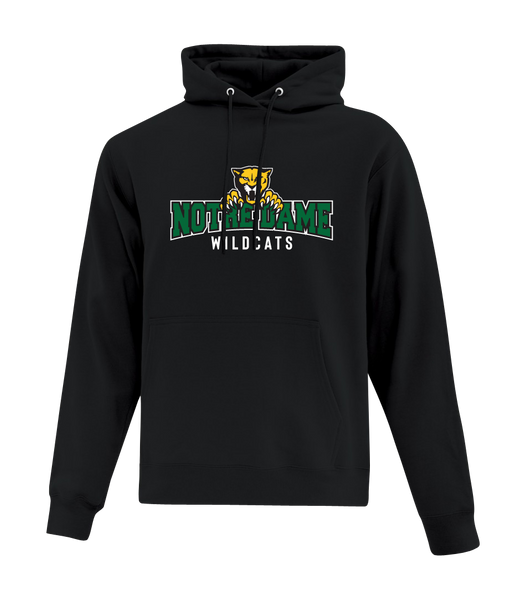 Wildcats Cotton Pull Over Hooded Sweatshirt with Embroidered Logo ADULT