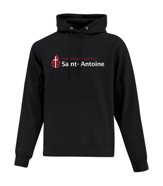 Saint-Antoine Adult Cotton Pull Over Hooded Sweatshirt with Embroidered Logo