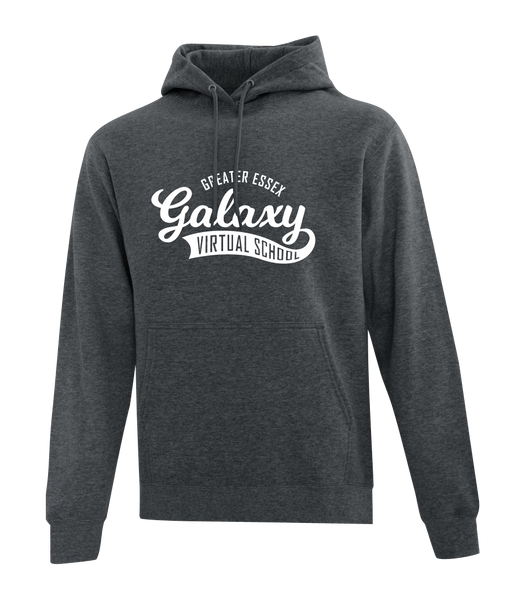 Galaxy Adult Cotton Pull Over Hooded Sweatshirt with Personalized Lower Back