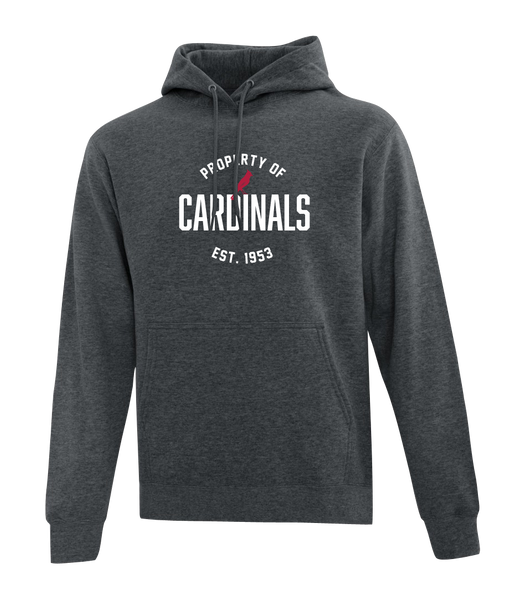 Cardinals Alumni Adult Hooded Sweatshirt with Printed logo