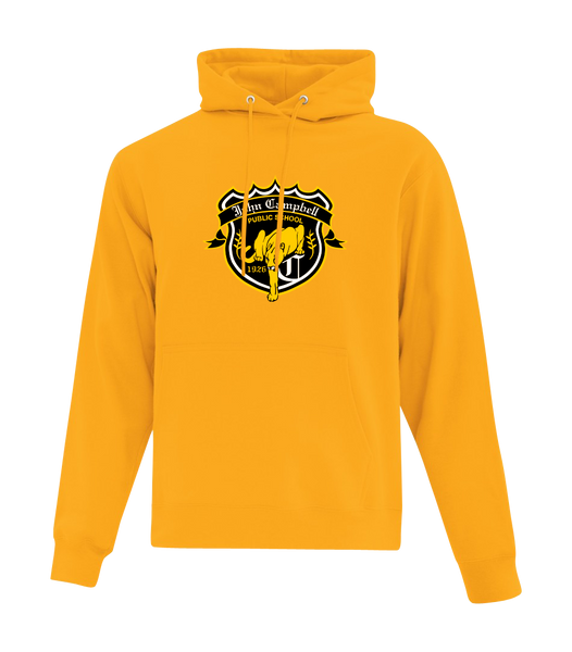 John Campbell Crest Youth Cotton Pull Over Hooded Sweatshirt with Printed Logo