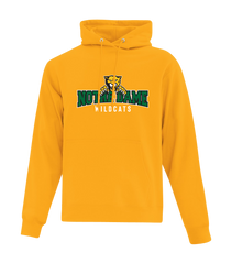 Wildcats Cotton Pull Over Hooded Sweatshirt with Embroidered Logo YOUTH