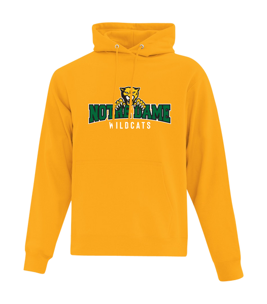 Wildcats Cotton Pull Over Hooded Sweatshirt with Embroidered Logo ADULT