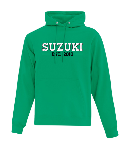 ADULT Suzuki EST 2010 Cotton Pull Over Hooded Sweatshirt with Printed Logo
