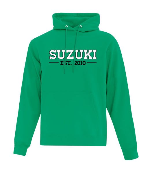 YOUTH Suzuki EST 2010 Cotton Pull Over Hooded Sweatshirt with Printed Logo