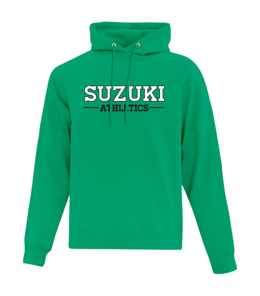 YOUTH Suzuki Athletics Cotton Pull Over Hooded Sweatshirt with Printed Logo