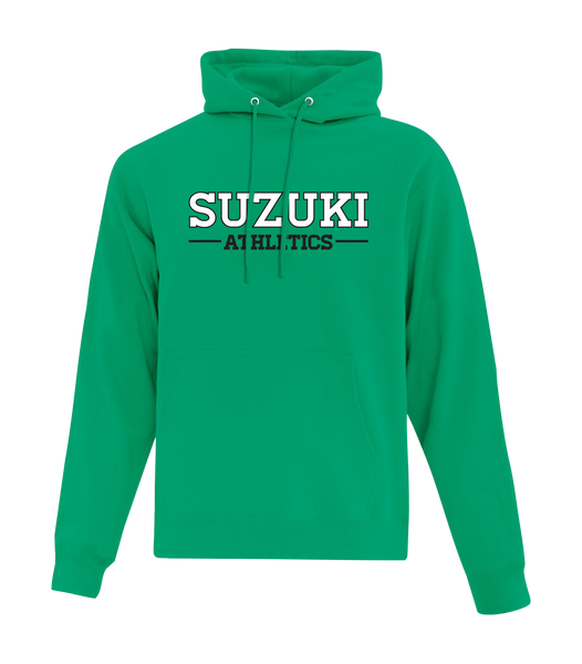 ADULT Suzuki Athletics Cotton Pull Over Hooded Sweatshirt with Embroidered Logo