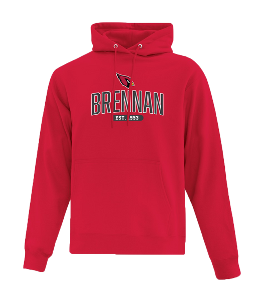 F.J. Brennan Est. 1953 Adult Hooded Sweatshirt with Printed logo