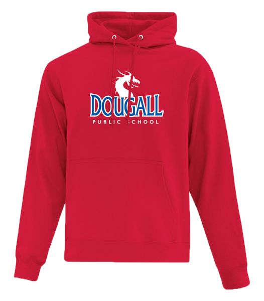 Dougall Youth Cotton Pull Over Hooded Sweatshirt with Printed Logo