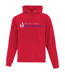 Saint-Antoine Adult Cotton Pull Over Hooded Sweatshirt with Embroidered Logo
