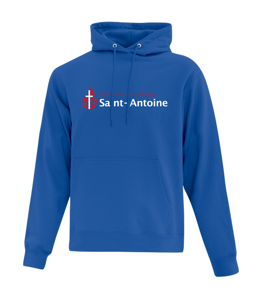 Saint-Antoine Adult Cotton Pull Over Hooded Sweatshirt with Embroidered Logo