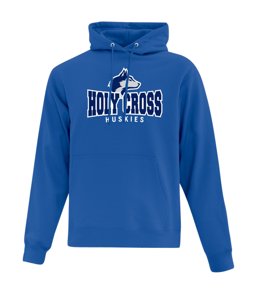 Huskies Cotton Pull Over Hooded Sweatshirt with Embroidered Logo ADULT