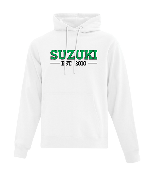 ADULT Suzuki EST 2010 Cotton Pull Over Hooded Sweatshirt with Printed Logo