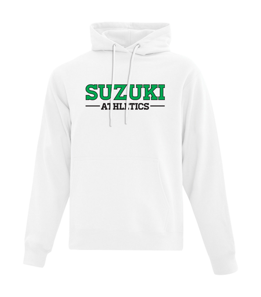 ADULT Suzuki Athletics Cotton Pull Over Hooded Sweatshirt with Printed Logo