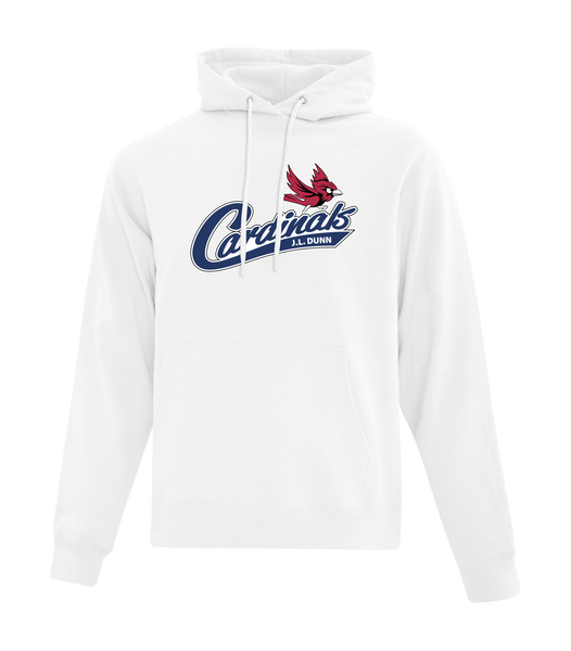 Cardinals Adult Cotton Pull Over Hooded Sweatshirt with Embroidered Logo