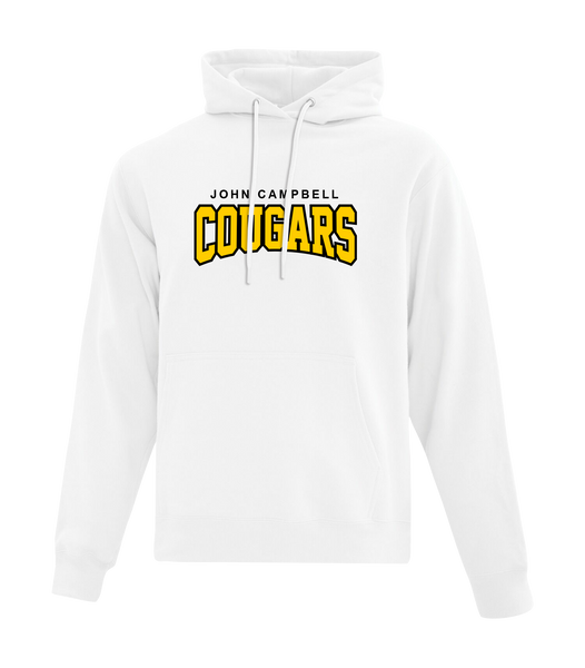 John Campbell Youth Cotton Pull Over Hooded Sweatshirt with Embroidered Logo