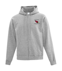 UNIFORM Corpus Christi Adult Cotton Full Zip Hooded Sweatshirt with Left Chest Embroidered logo