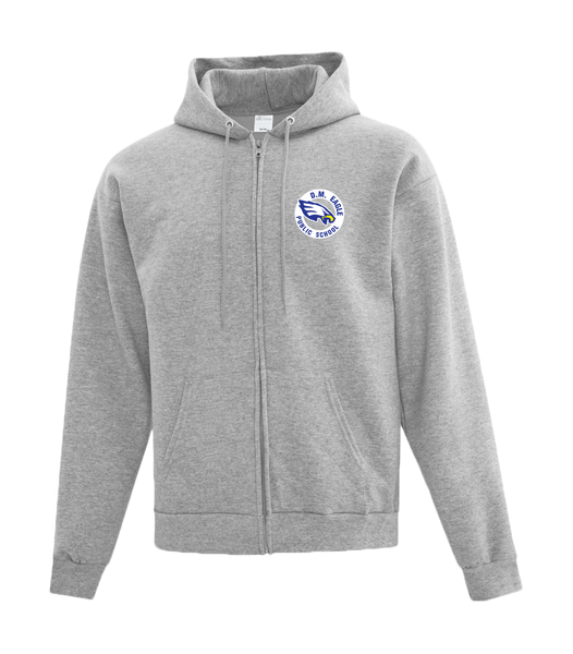 Eagles Youth Cotton Full Zip Hooded Sweatshirt with Left Chest Embroidered logo