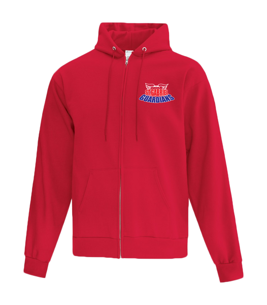 Guardians Youth Cotton Full Zip Hooded Sweatshirt with Embroidered Logo