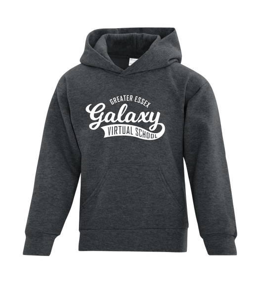 Galaxy Youth Cotton Pull Over Hooded Sweatshirt with Printed logo