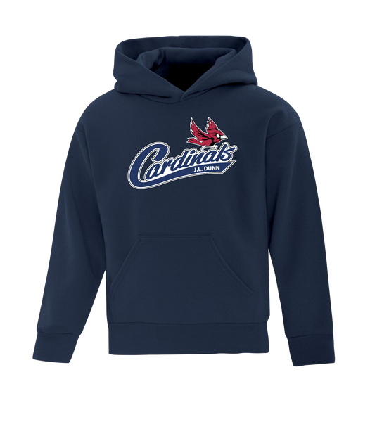 Cardinals Youth Cotton Pull Over Hooded Sweatshirt with Embroidered Logo