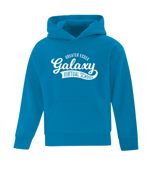 Galaxy Youth Cotton Pull Over Hooded Sweatshirt with Printed logo