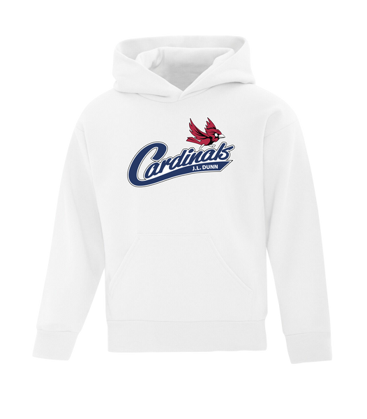 Cardinals Youth Cotton Pull Over Hooded Sweatshirt with Embroidered Logo
