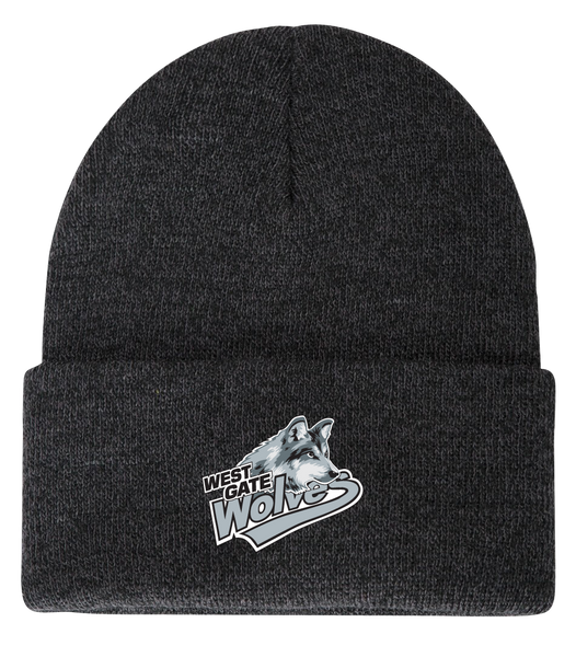 Wolves Knit Toque Cap ONE SIZE