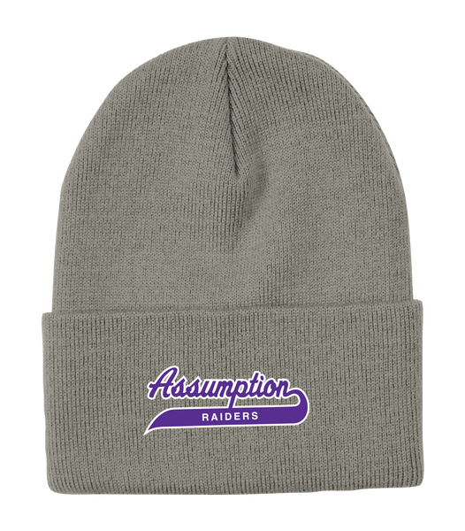 Assumption Staff Baseball Knit Toque