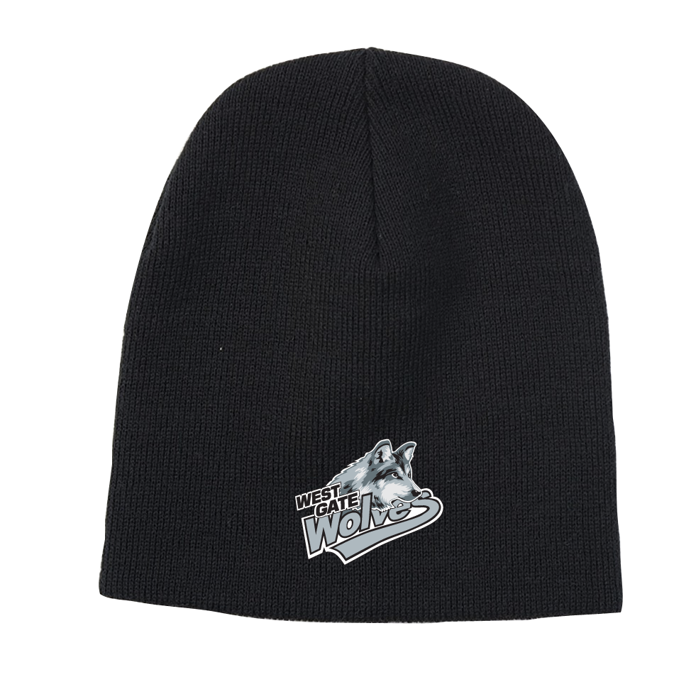 Wolves Knit Skull Cap ONE SIZE