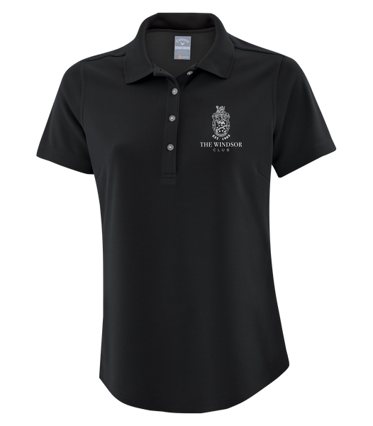 The Windsor Club Ladies Callaway Performance Polo with Embroidered Logo