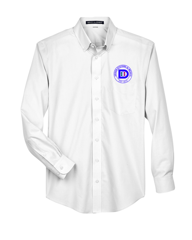 Broadcloth button down dress shirts sale