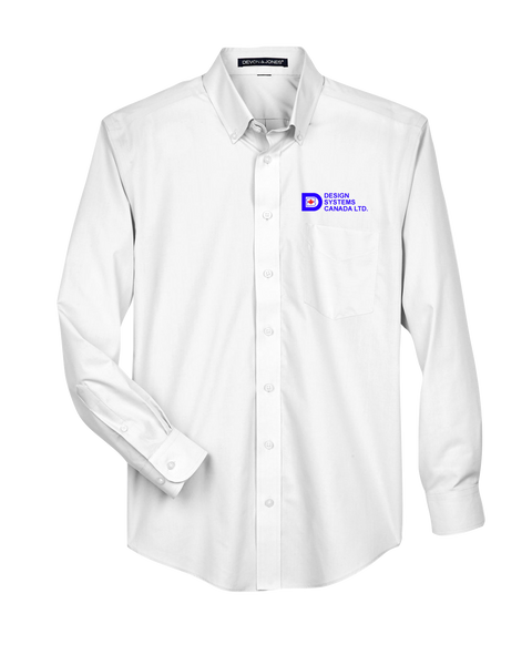 Design Systems Canada Solid Broadcloth Dress Shirt