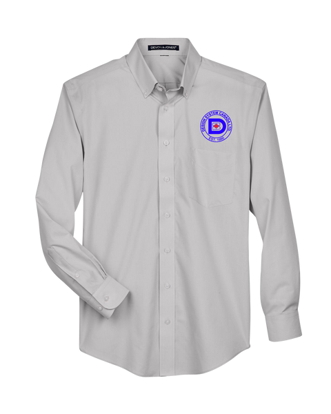 Design Systems Canada Badge Solid Broadcloth Dress Shirt