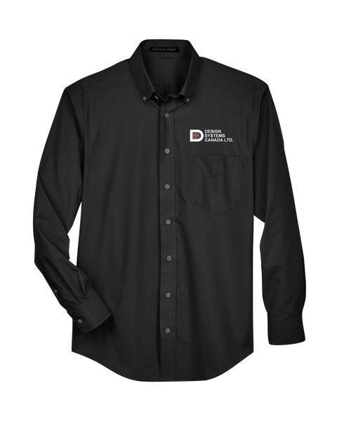 Design Systems Canada Solid Broadcloth Dress Shirt