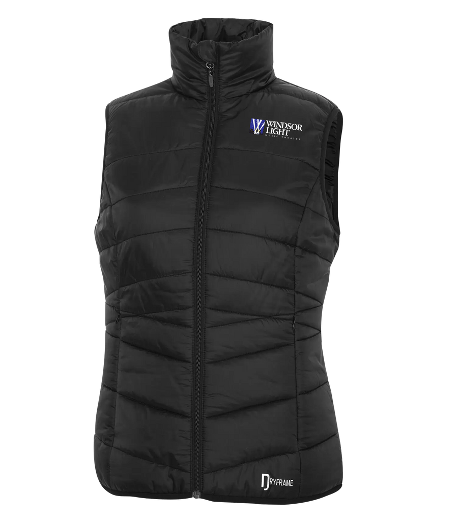 Windsor Light Music Theatre Ladies Dry Tech Insulated Vest with Embroidered Logo