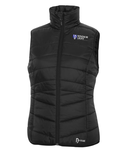 Windsor Light Music Theatre Ladies Dry Tech Insulated Vest with Embroidered Logo