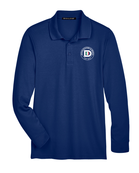 Design Systems de Mexico Long-Sleeve Badge Polo