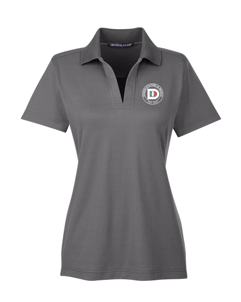 Design Systems de Mexico Ladies Plaited Badge Polo