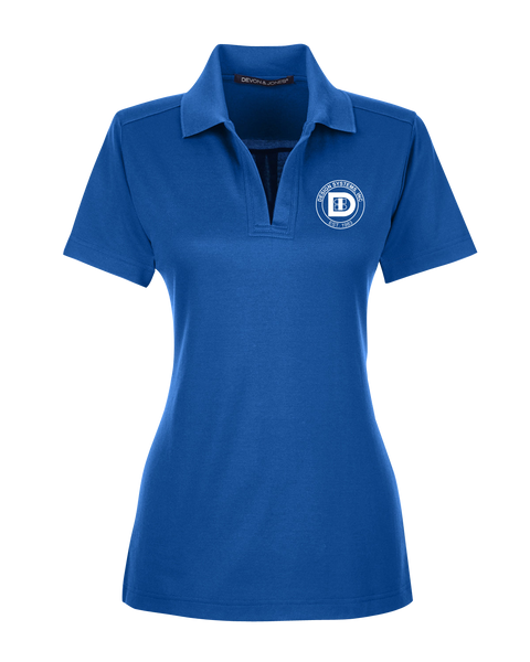 Design Systems Inc. Ladies Plaited Badge Polo