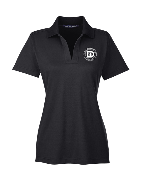Design Systems Inc. Ladies Plaited Badge Polo